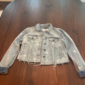 Pistola star denim jacket, size small